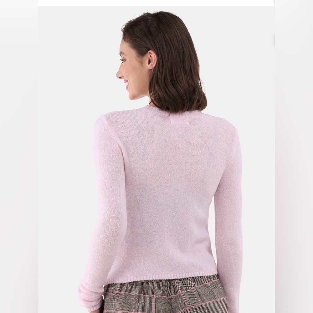 No Boundaries Extra soft pink fuzzy sweater top - Picture 5 of 10
